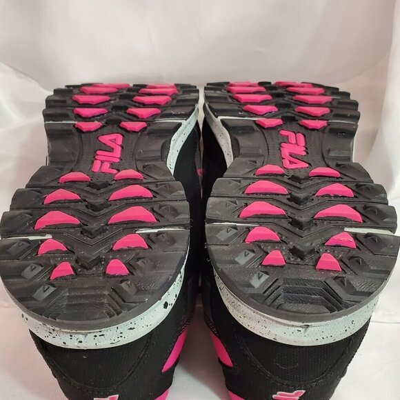 Fila Evergrand Trail 21.5 Womens Sneakers Running Shoes Size 11 Pink Back Grey - Picture 6 of 12